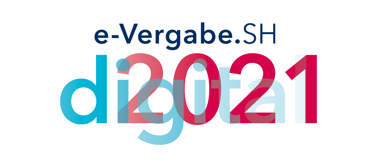 Logo e-Vergabe digital 2021