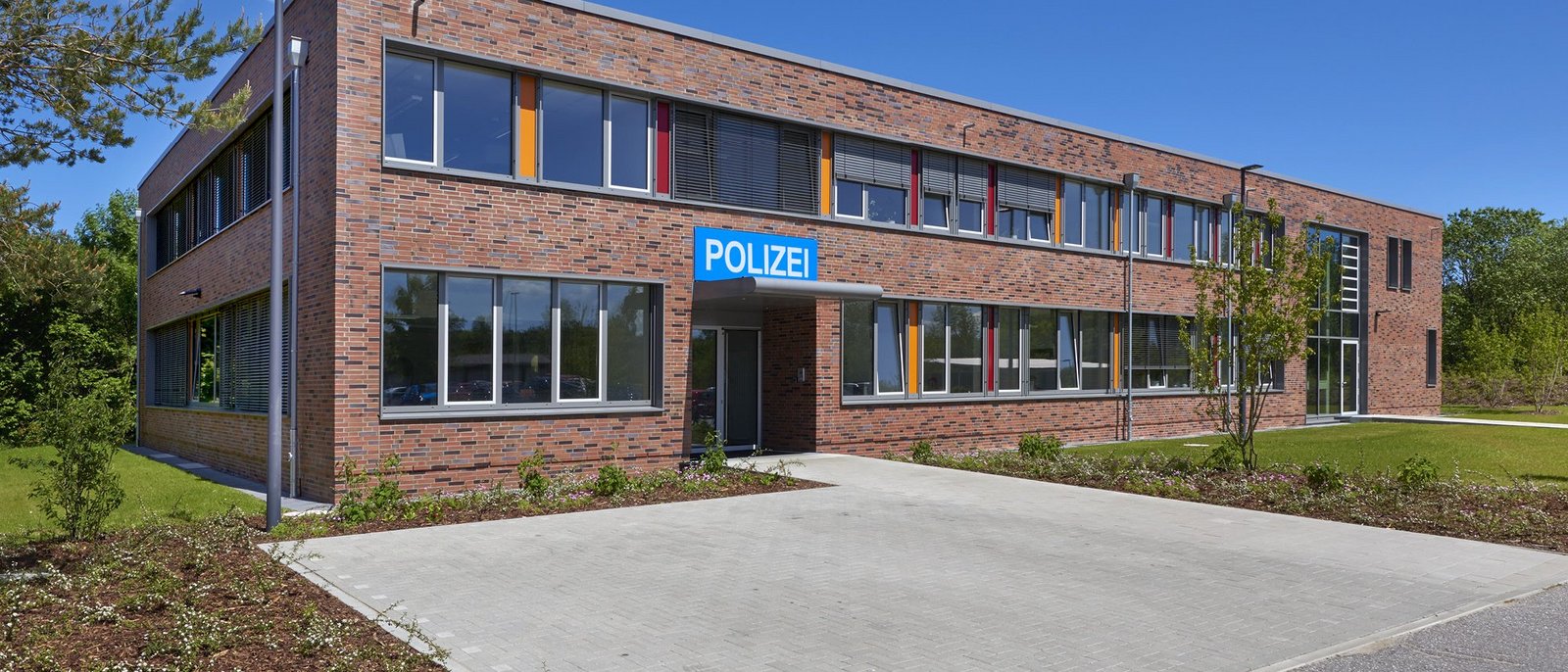 Ein Polizei-Gebäude
